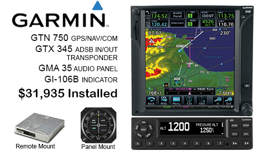 Corvallis avionics Garmin GTN 750 GTX 345 install
